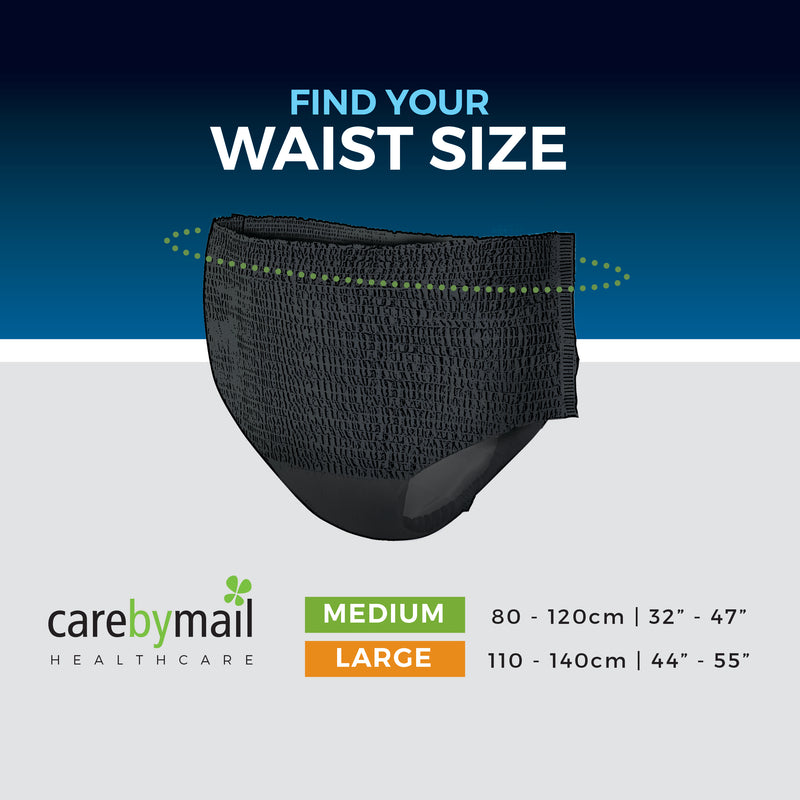 CarebyMail Men Active Fit Large Incontinence Pants